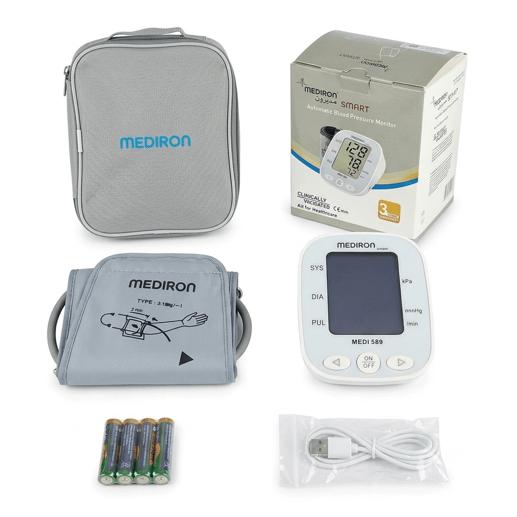 Mediron Smart Automatic Blood Pressure Monitor – Medical Digital Device | National Healthcare Services