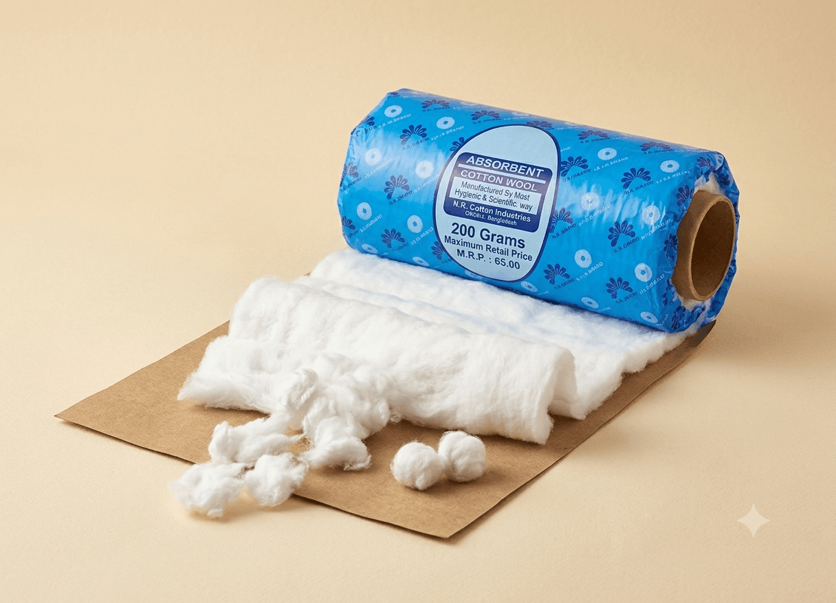 Absorbent Cotton Wool 200g – Surgical Equipment | National Healthcare Services