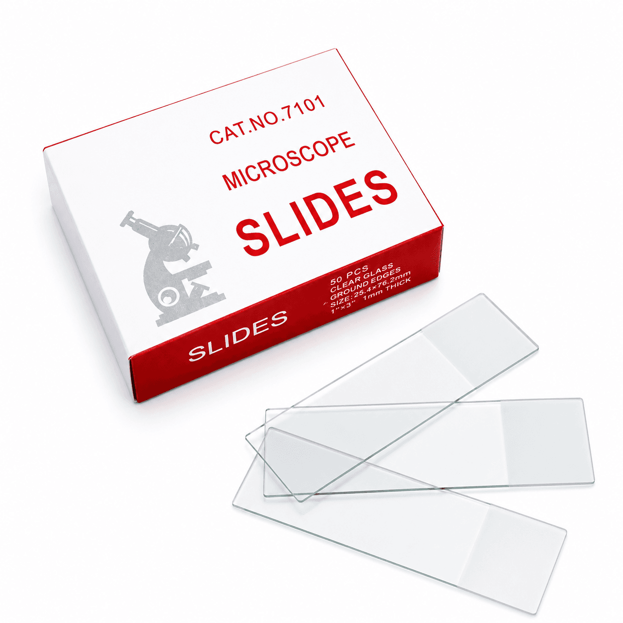 Microscope Glass Slides (50pcs)